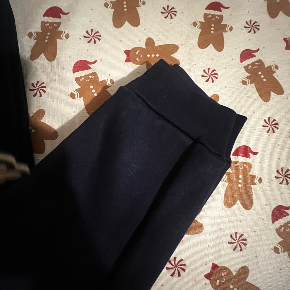 Nwt Navy Joggers With Bear Patch - image 2